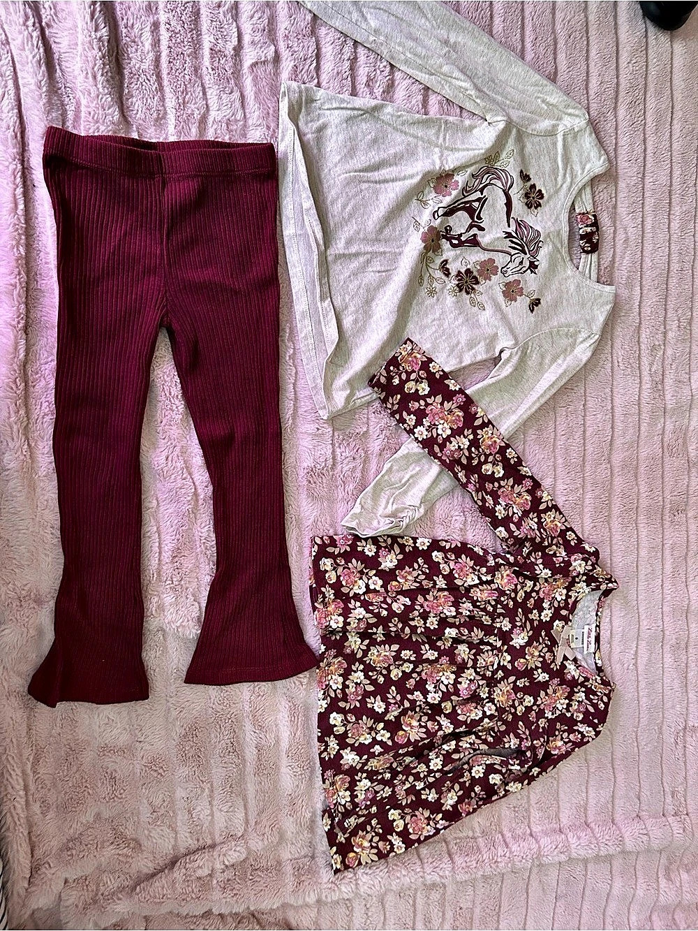 Little lass Girls Floral 3-Piece Set Size 6